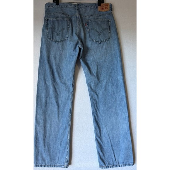 Levi's 569 Jeans Men 36x32 Blue Loose Straight Fit 100% Cotton Classic Denim - Picture 2 of 16